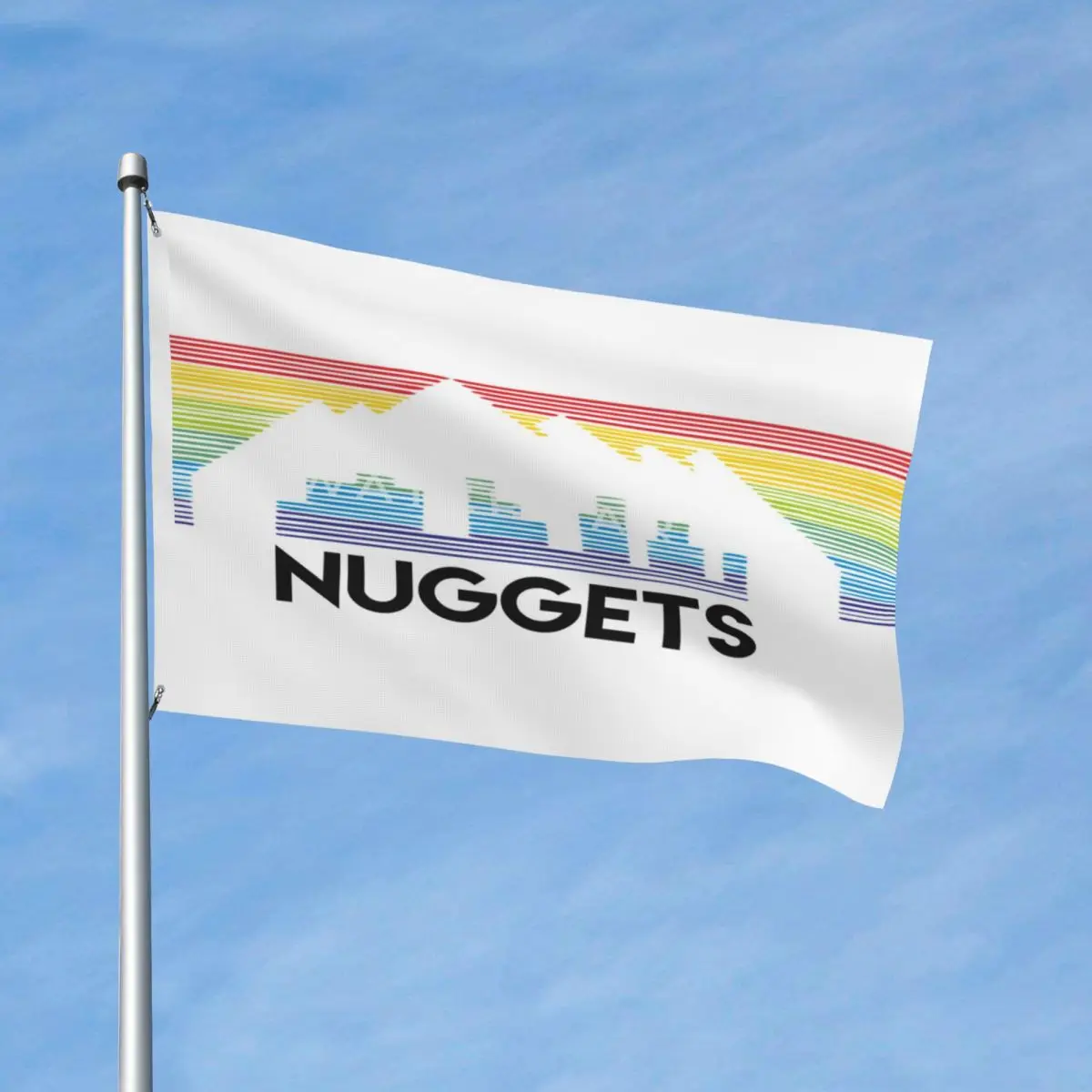 

Nuggets декор с флагами Современная комнатная светящаяся блестящая
