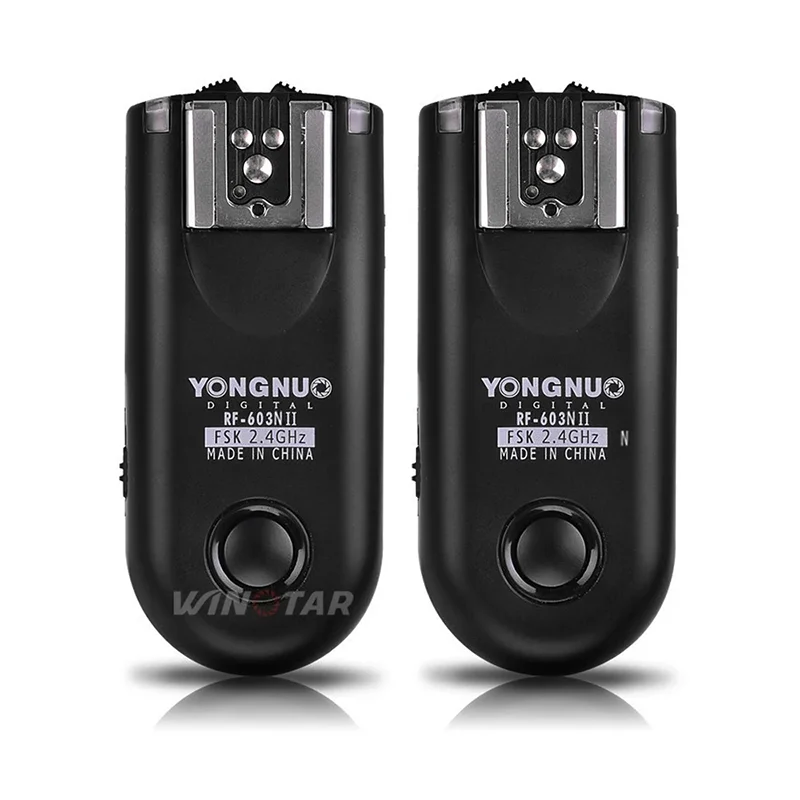 Фото YONGNUO RF-603 II N3 Радио беспроводной удаленный триггер вспышки для Nikon Z7 Z6 Z5 Z7II D7500 D7200 D7100 D7000 D5600 D5500 D5300 D5200 №2