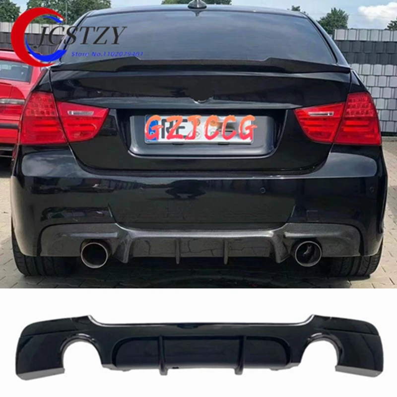 JCSTZY глянцевый черный автомобильный задний бампер диффузор спойлер для BMW 3 серии