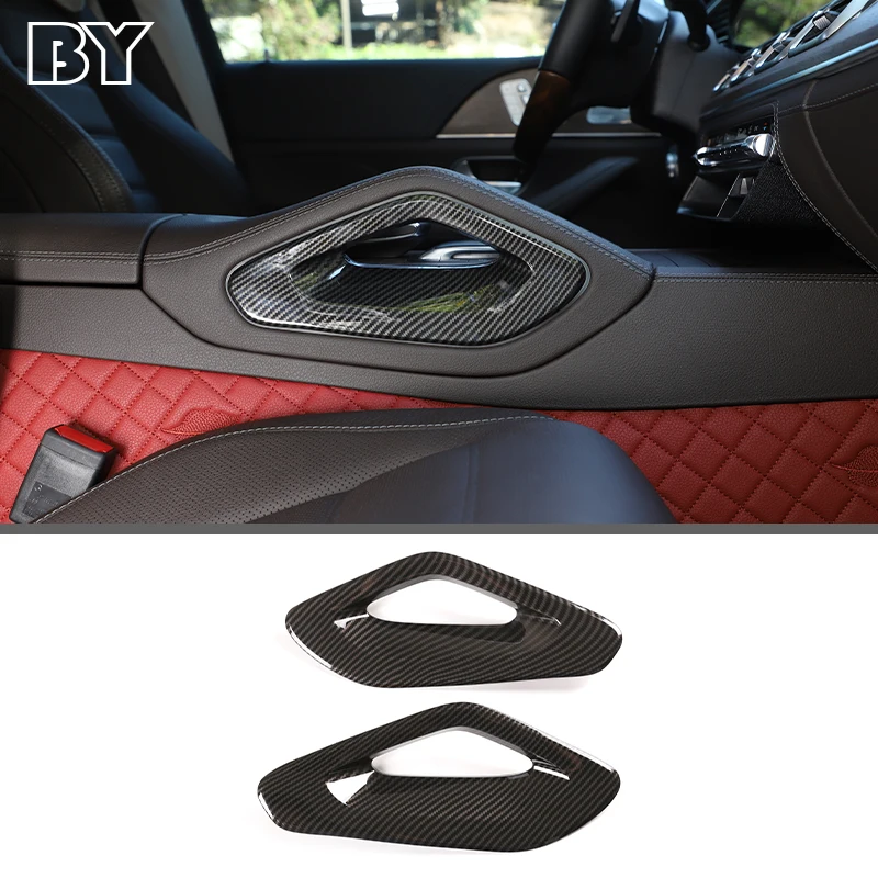 

For Mercedes Benz GLE GLS Class W167 X167 2020-2022 Car Accessories Center Console Armrest Side Protective Cover Trim Sticker