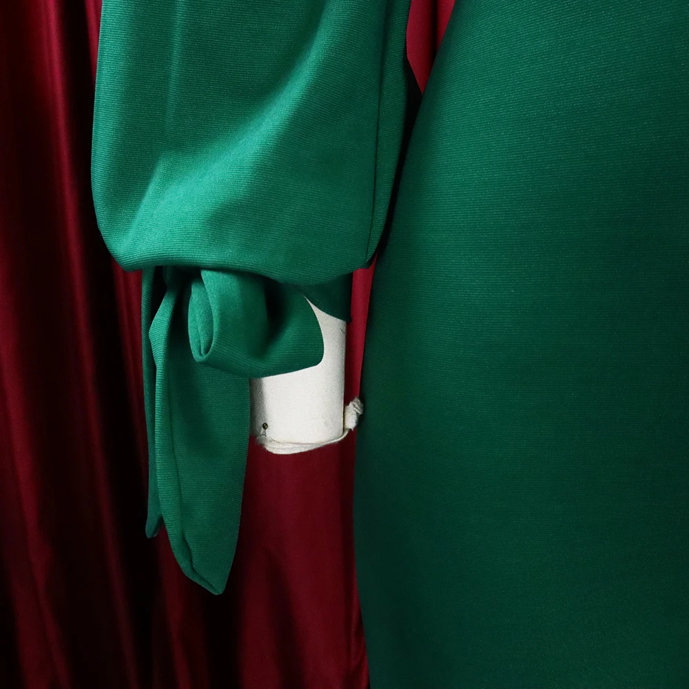 Autumn New Jumpsuits for Ladies Full Lantern Sleeve High Waisted Turn Down Collar Fashion Elegant Long Rompers & Jumpsuits Hot