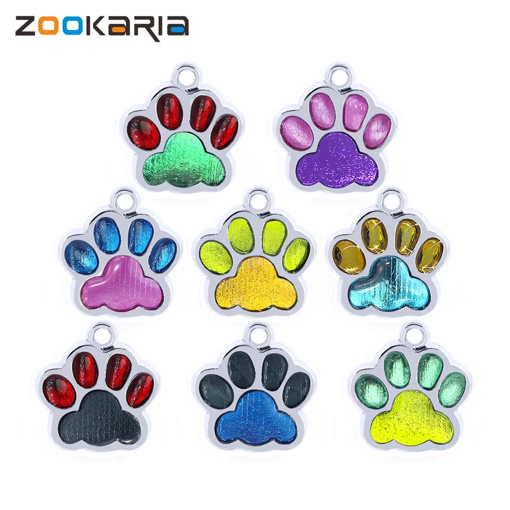 

Personalized Engraving Pet Cat Name Tags Customized Dog ID Tag Collar Accessories Nameplate Anti-lost Pendant Metal Keyring