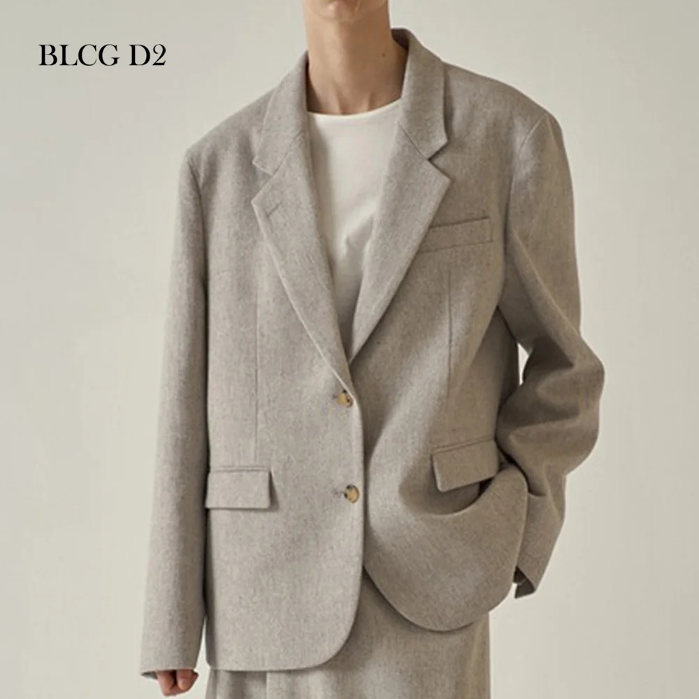 

BLCG D2 Gray Blazer Women Korean Black Blazer Women Luxury Plus Size Women Clothing 2023 New Arrivals BL41064