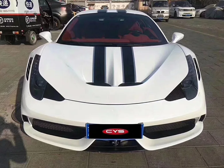 Для 2011-2014 Ferrari 458 с модернизированным покрытием из углеродного волокна SP