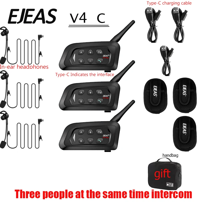 

4/3/2 шт., 4-пользовательский футбольный рефери 1500M 5,1 Bluetooth, четыре человека одновременно разговаривают друг с другом