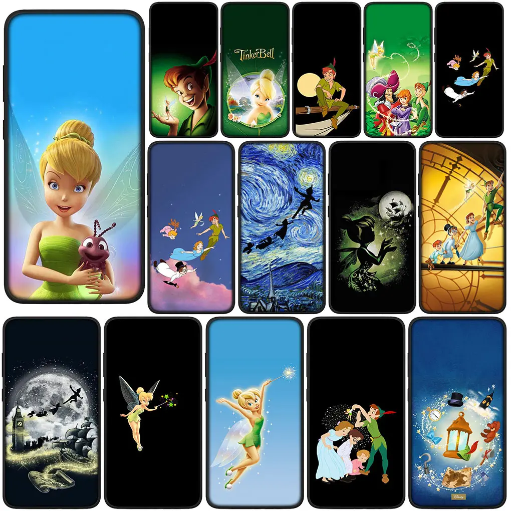 Мягкий чехол Tinker Bell Peter Pan Tinkerbell для Samsung Galaxy S22 S21 S20 Fe Ultra S8 Plus M21 M31 + S7 Edge телефона
