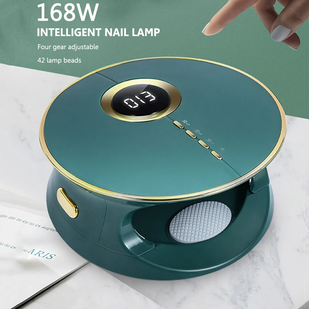

Лампа для сушки гель-лака с ЖК-дисплеем, 168 Вт