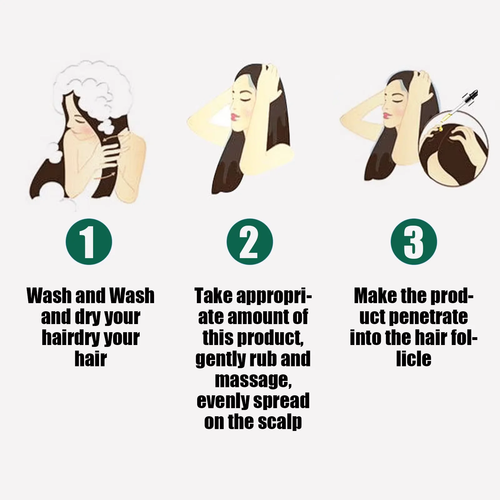 Сыворотка против Alopecia эфирное масло имбирный спрей для роста волос выпадения