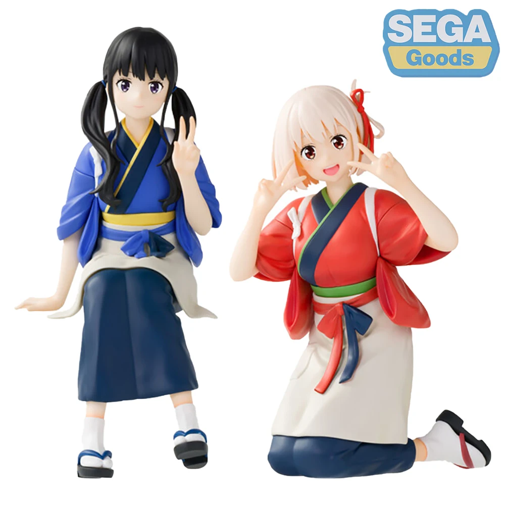 

IN Stock SEGA Lycoris Recoil Nishikigi Chisato Inoue Takina Premium Chokonose Figure Collectible Anime Action Model Toys