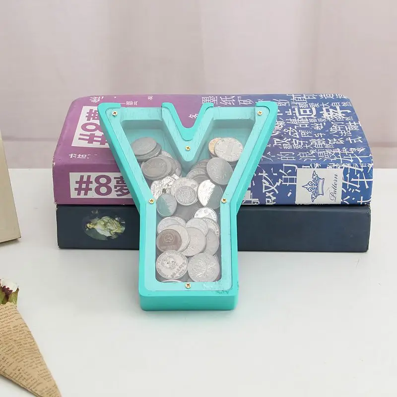 Креативная копилка с надписью украшения детские подарки контейнер для хранения