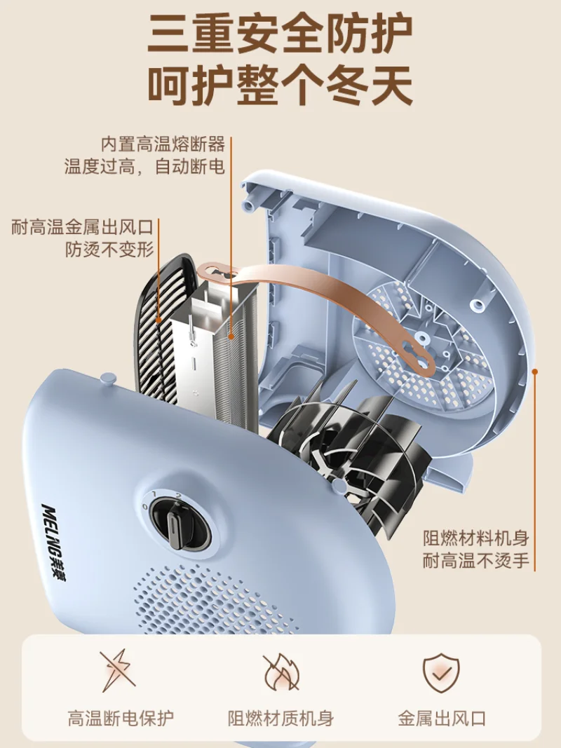 Нагреватель бытовой энергосберегающий маленький на солнечных батареях для