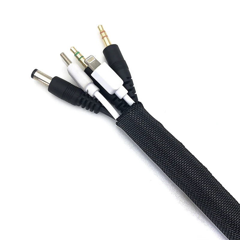 Кабельная втулка самозакрывающаяся ПЭТ расширяющаяся плетеная автоматическое