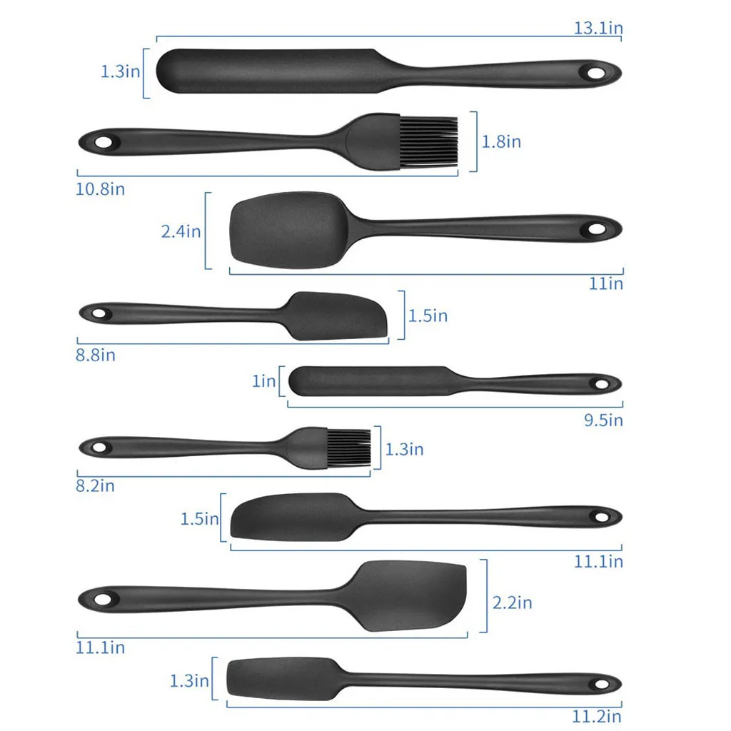 

Silicone for Baking Non-Stick Set Resistant Cooking Mixing SpatulaSpatula Heat Kitchen，Dining & Bar