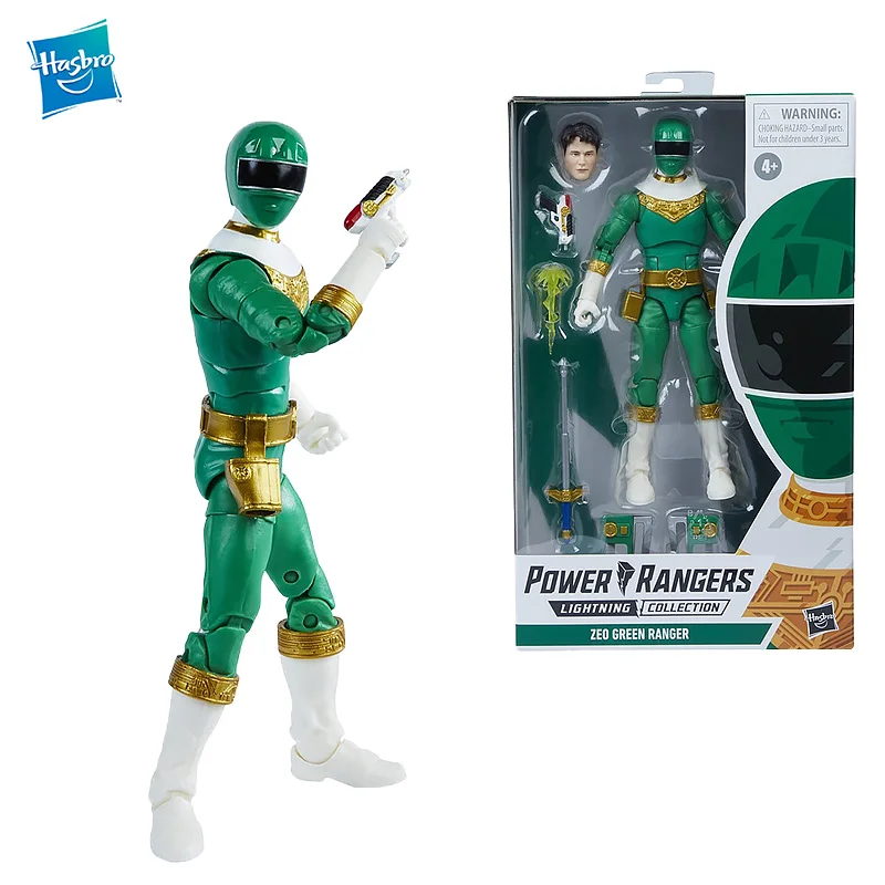 

Hasbro Power Rangers Lightning Collection Zeo Green Ranger Action Figure 6 Inch Model Collectible Toys Original Genuine In Stock