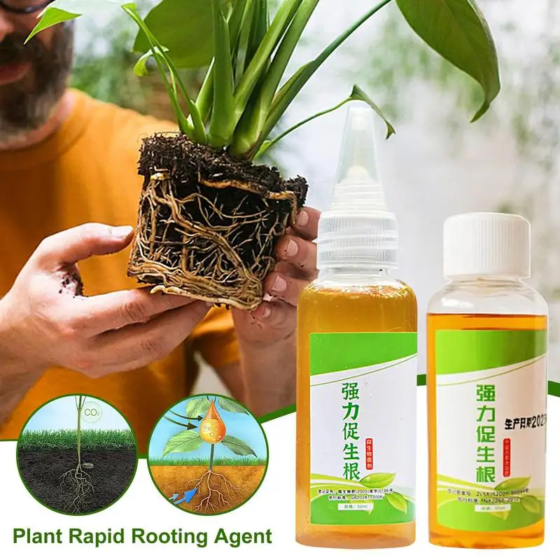 

50ml Root Stimulator for Plants Root Starte r for Plant Cuttings Organic Liquid Tree Root Stimulator for Transplants Root Growth