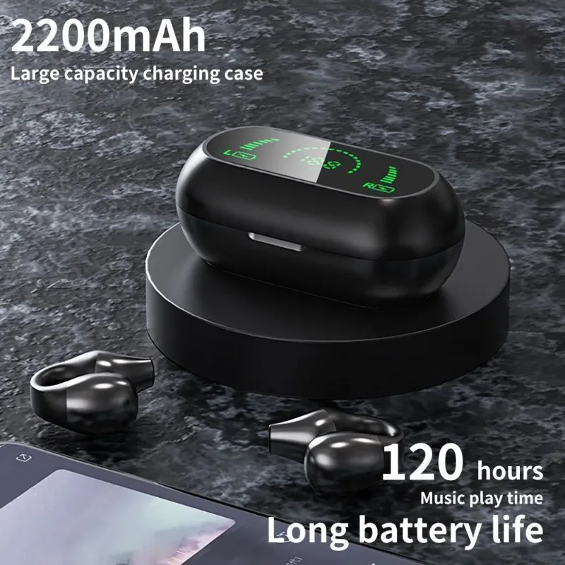 Беспроводная Bluetooth-гарнитура S03 5 3 спортивные наушники с зажимом экраном и