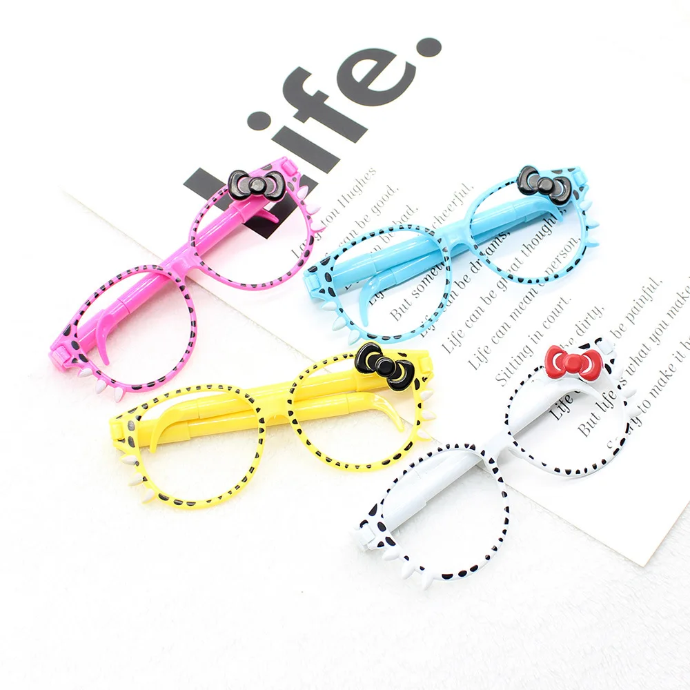 

New Creative Stationery Cute Bow-tie Glasses Ballpoint Pen Primary School Gift Award Color Ballpoint Pen