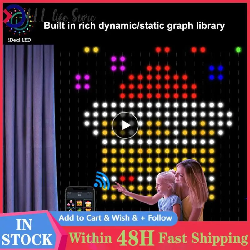 

Or Home New Year Lamp Curtain Light Us Uk Eu App Control 2m Led Fairy String Lights Rgb Curtain Garland Led Curtain Light String