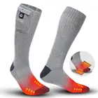 2020 новые зимние носки с подогревом из 100% хлопка под заказ Электрические перезаряжаемые женские мужские теплые носки для рыбалки с подогревом Лыжные носки для верховой езды