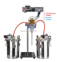 by 36ab double liquid dispensing valve pressure barrel dispensing machine full set of dispensing equipment silicone valve