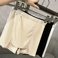 women thin safety seamless shorts summer double layer underskirt shorts anti glare breathable shorts underwear