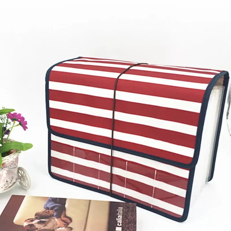 

Cute Portable Expandable Accordion 13 Pockets A4 File Folder Oxfordexpanding Document Briefcase