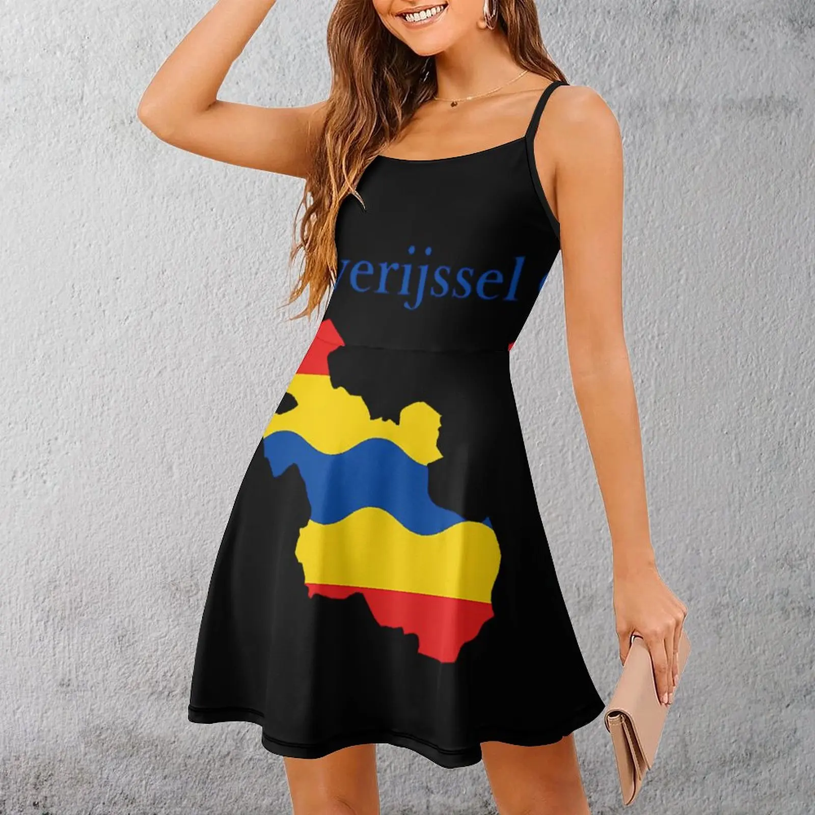 Женское платье на бретельках Overijssel с изображением провинции флага Нидерландов