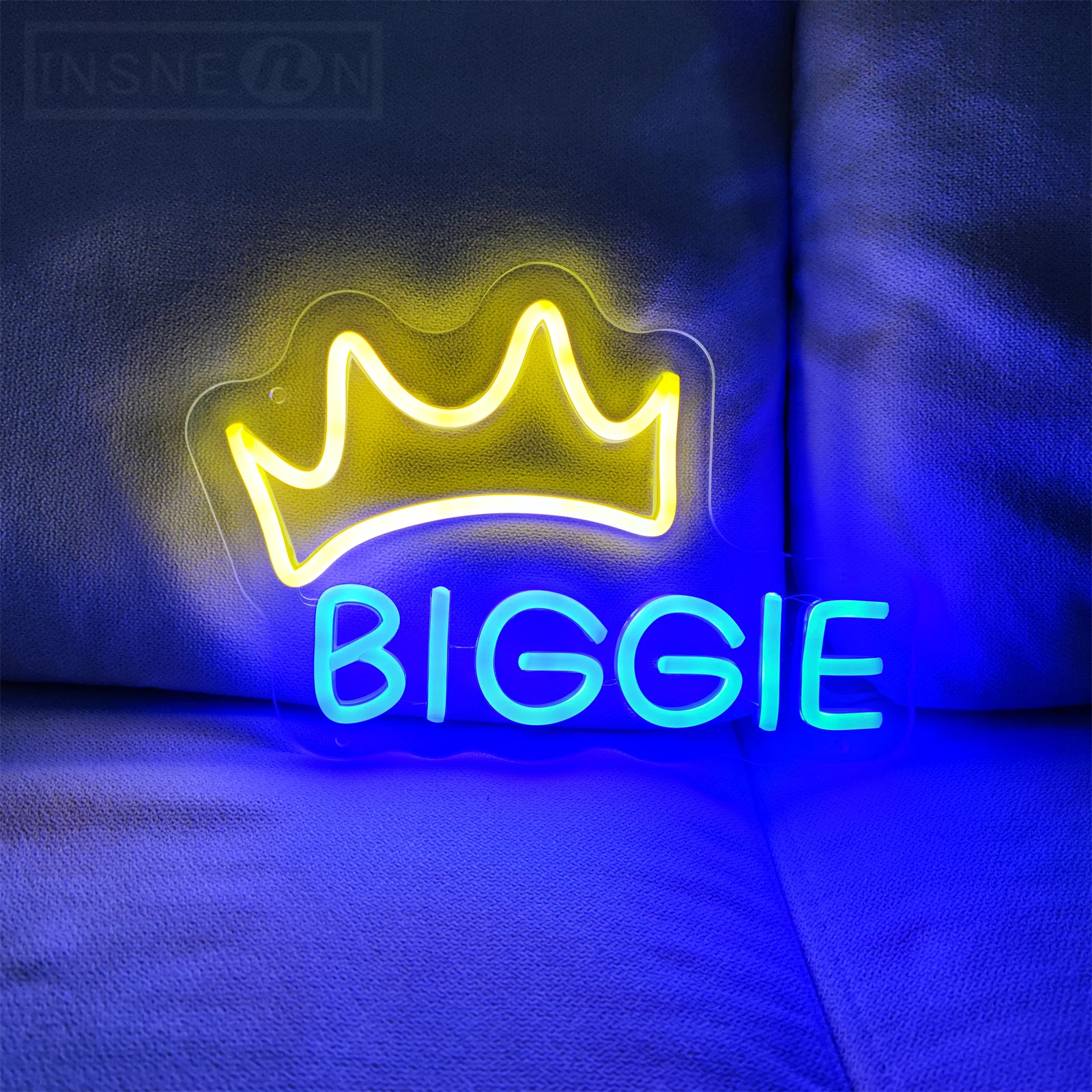 

Biggie LED Neon Sign Bar Club Shop Decor Neon Sign Wedding Room Wall Party Business Decoration Neon Lighting Sign LED Night Lamp