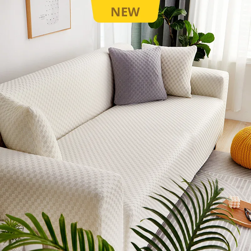 

Yaapeet Stretch Plaid Sofa Cover Green L Shape Retro Jacquard Armchair Sectional Couch Slipcover Decorative Furniture Protector