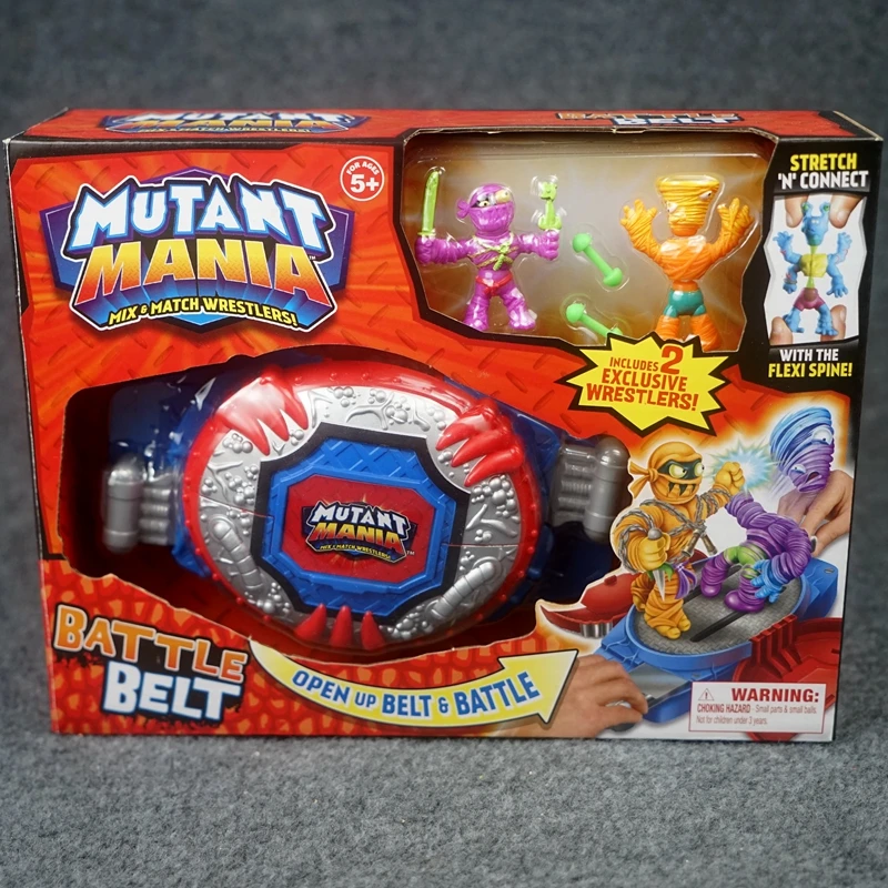 

Боевой ремень Mutant Manias, детская игрушка, портативный ремень для турнира, двойная игровая игрушка, Забавный борец, боевая игра, подарки для детей