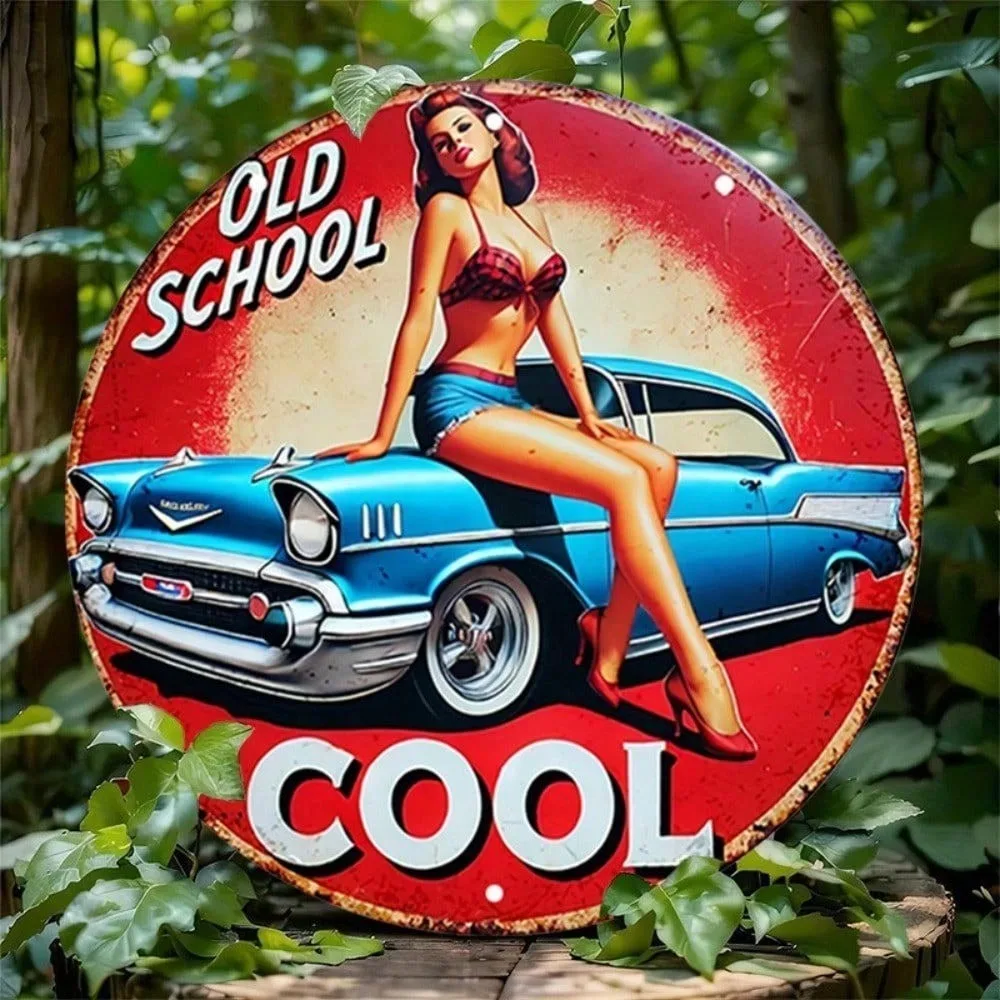 

Металлическая табличка Pin Up Girl