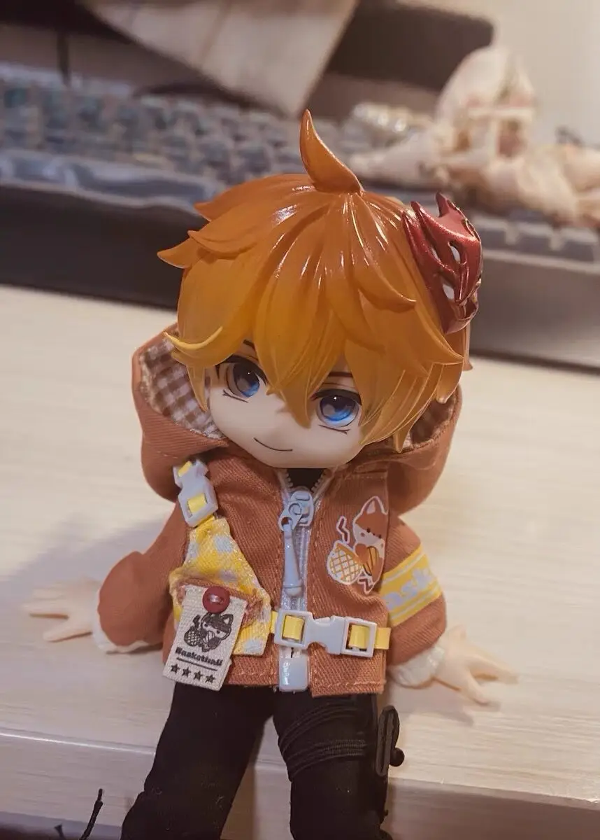 Тартаглия ГСК Глиняное лицо для мужчин Genshin ударопрочный открытый глаз Лицевая