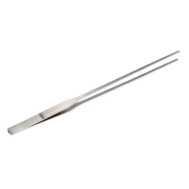 

5Pcs 27 Cm Tweezers Long Straight Tweezer Stainless Steel Aquarium Basin