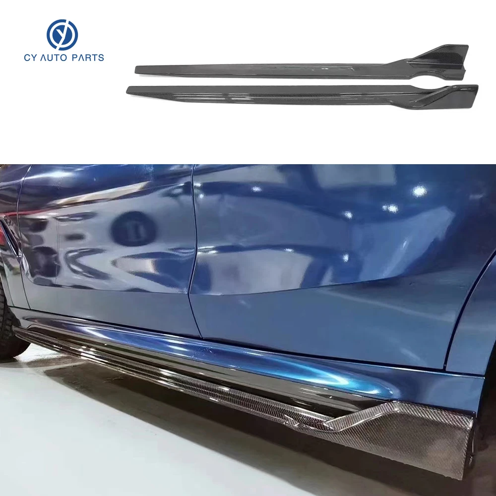 

Спортивный стиль, боковые юбки из углеродного волокна, защита края двери, комплект для BMW X6 G06 2019 +