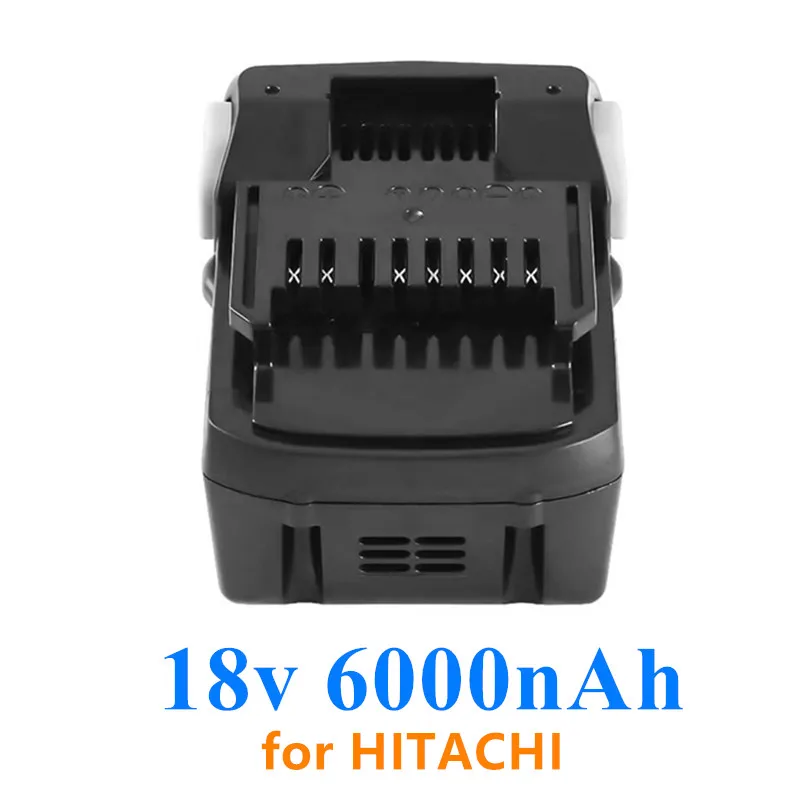 

18V6.0Ah Li-ion ReplacementRechargeable Battery for HITACHI BSL1820 BSL1840 BSL1850 BSL1860B Power Tools Batteries ElectricDrill
