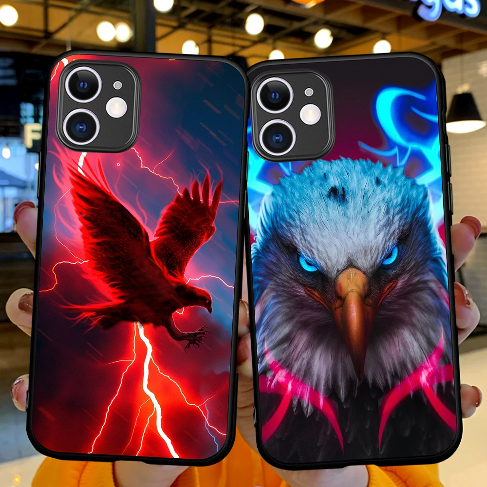 

Cartoon Cute Owl Ferocious Eagle Funda Coque for Oneplus 8 5 6 7 One Plus 5T 6T 7T 8 Pro Phone Case Soft Silicone TPU Cover etui