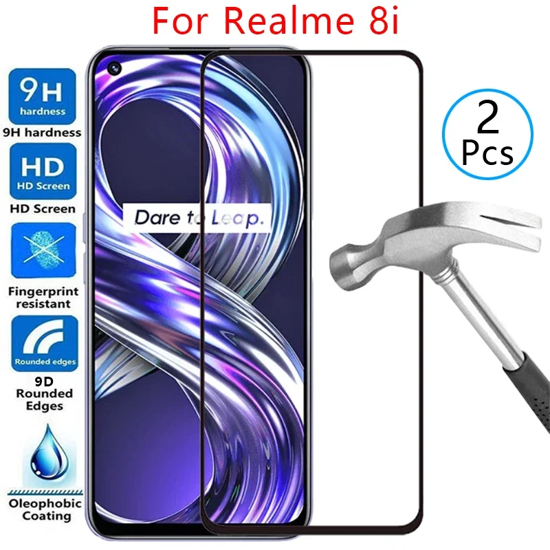 Закаленное стекло для Realme 8i чехол на 8 i i8 6 телефона сумка Realmi reame relme ralme realmy real me mi