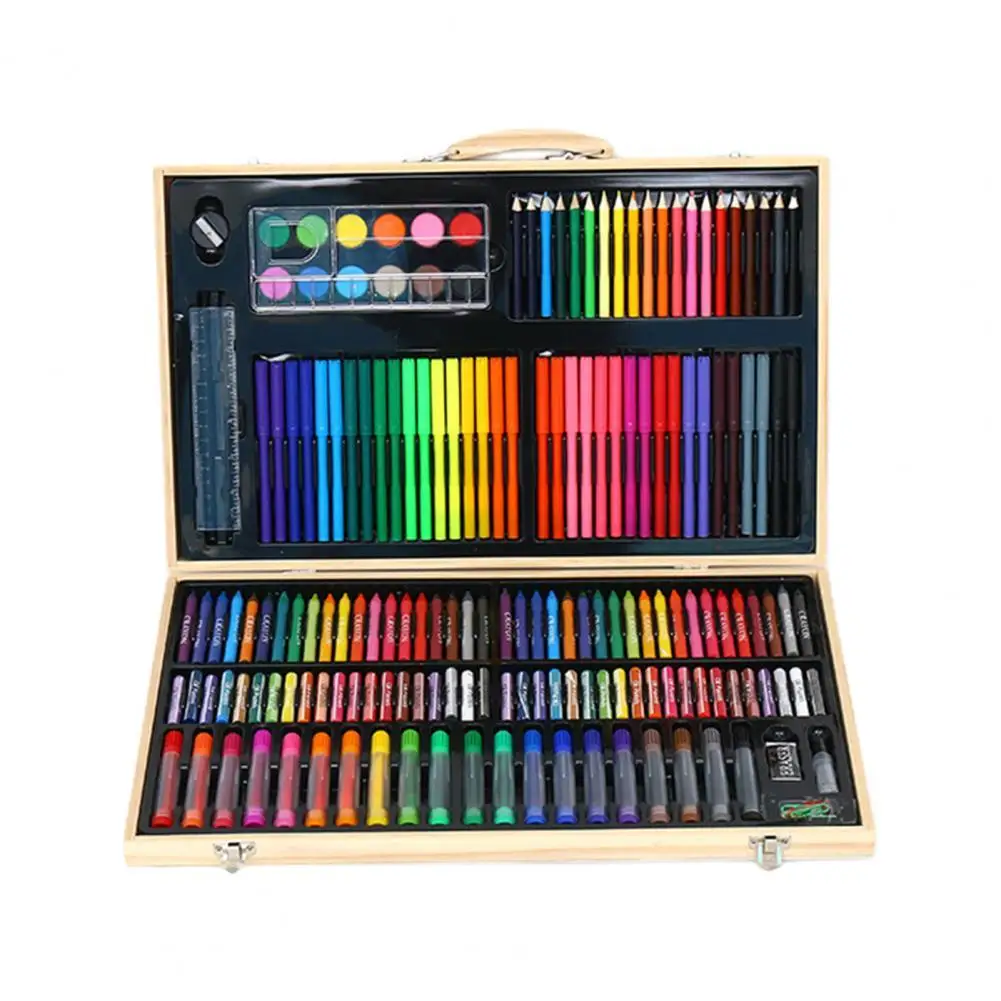 Kit Delicate Easy To Apply Wood Student Drawing Watercolor Pen Set For Art Students Holiday Gift