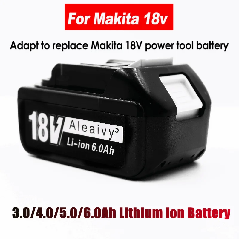 

18650 Rechargeable Battery BL1860 for Makita 18V Battery 6.0ah Rechargeable Replacement BL1840 BL1850 Lithium Ion 18v Battery