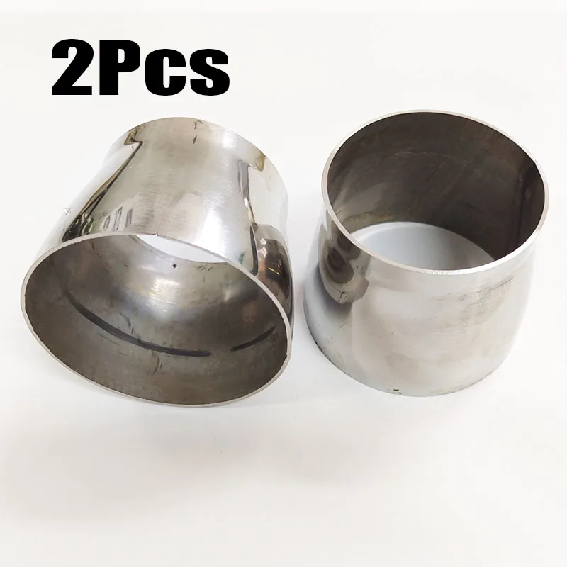 

2.5'' To 3'' Stainless Steel Exhaust Pipe Concentric Reducer Converter Adapter 2PCS / set