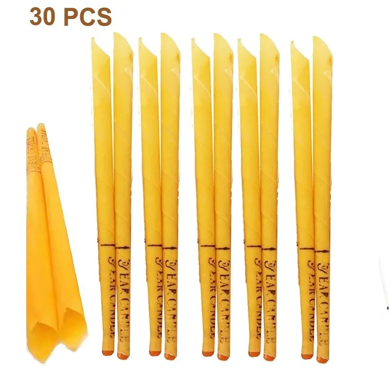 

30Pcs Ear Candle Wax Removal Tool Ear Cleaner Ear Candle Beeswax Good Product Hopi Ear Wax Indian Coning Fragrance Cleaning