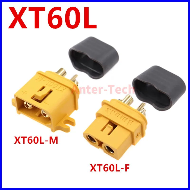 Разъем Amass XT60L XT60L-M XT60L-F с корпусом в оболочке Мужские и женские запасные части для