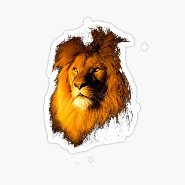 

Colorful Lion Car Auto Sticker Adhesive Sticker 17CM R2