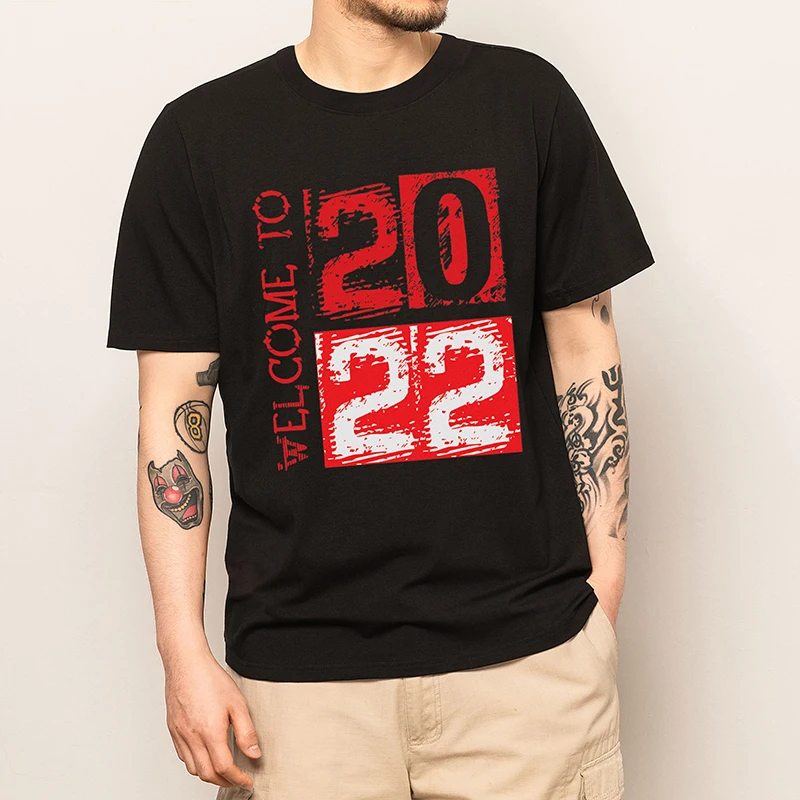 ExtFine Новинка лета 2022 мужские футболки хлопковые топы в стиле хип-хоп классические