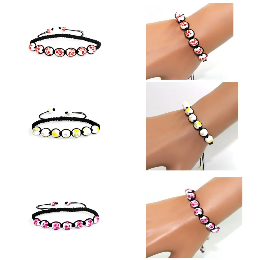 Оптовая продажа натуральный камень 8 мм семь цветов радуга 7 чакр браслет