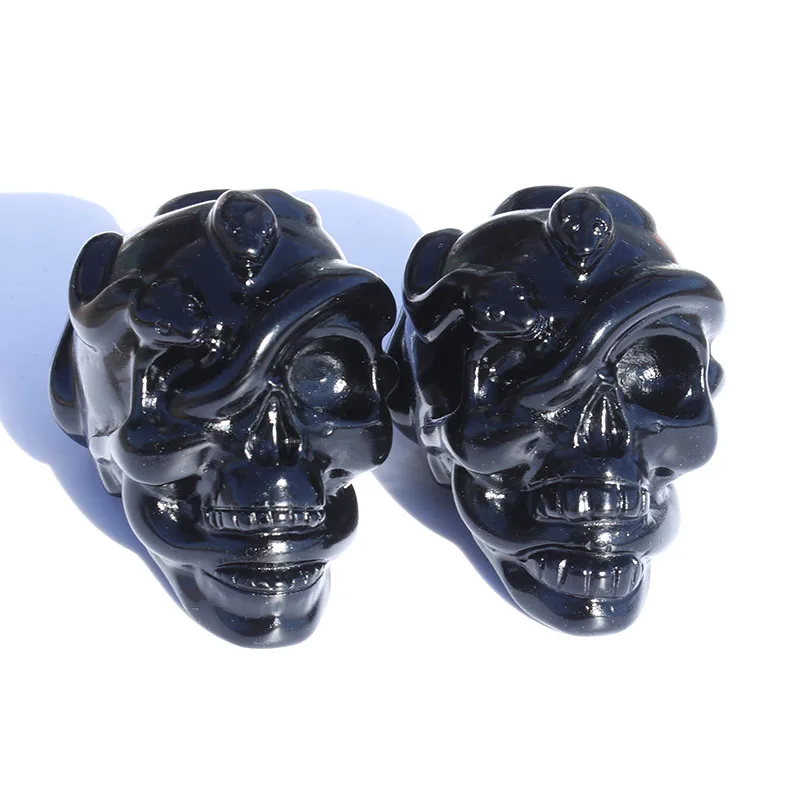 

1 шт., высота 1,8 дюйма, натуральные черные фотовспышки со змеей