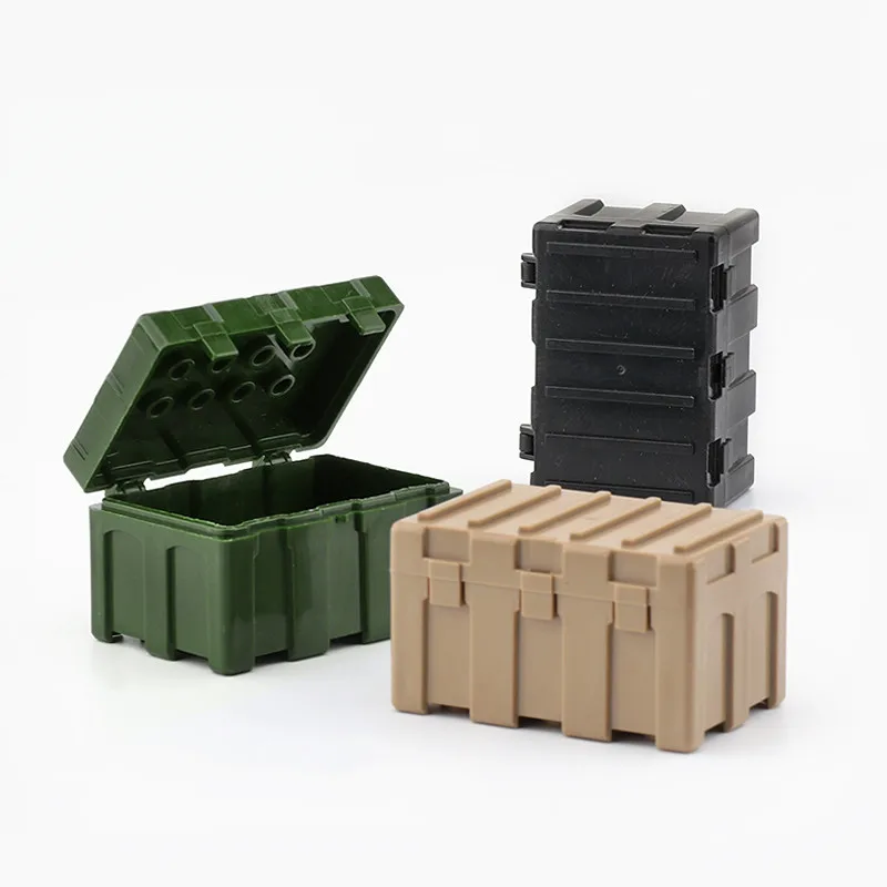 

WW2 Military Building Blocks MOC Military Accessories Military Scene Weapon Equipment Box Small Particle Puzzle Boy Assembled