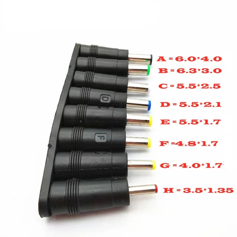 

Manufacturer's Direct DC Converter Head 8-bit Notebook Adapter Connector 5.5 * 2.1 Multifunctional Power Converter Head