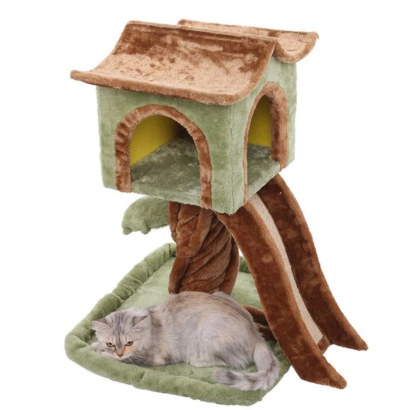 

Pet Cat Tree Tower Toys, Scratcher Scratching Posts, Climbing Tree Toy, Activity Protection Furniture
