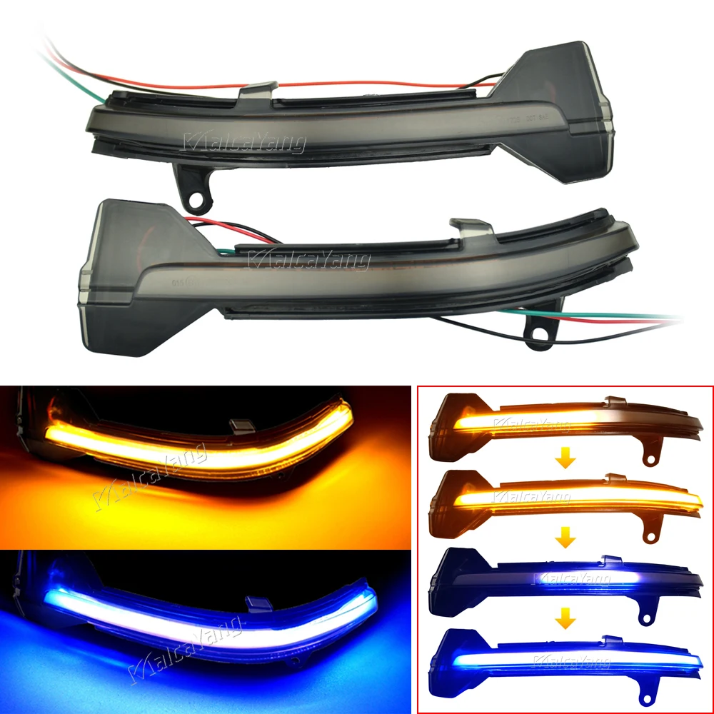 

For BMW 5 6 7 Series F10 F11 F07 F06 F12 F13 F01 LED Turn Signal Side Wing Rearview Mirror Indicator Sequential Blinker Lights
